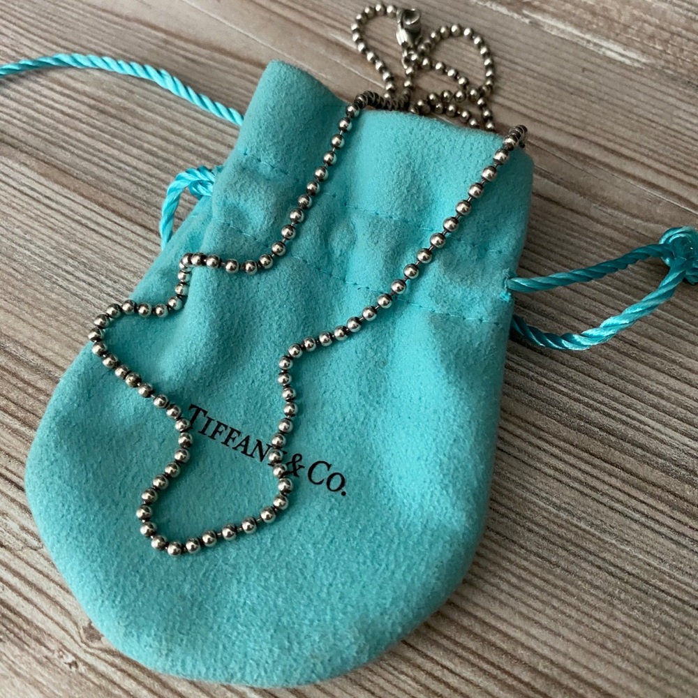 🚫SOLD🚫Tiffany & Co. Sterling Silver Beaded Chain
